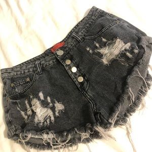 Signature 8 Distressed Shorts